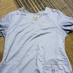 Grey's Anatomy Light Blue V-Neck Scrub Top